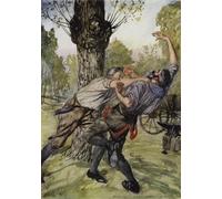 PMEFGJDPE Famous Poster Wall Decor Art Print Images the Blow Which I Struck the Tinker by Edmund Sullivan Animal Posters for Home Decor 60x90cm