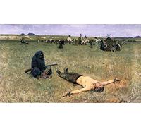 PMEFGJDPE Famous Poster Wall Decor Art Print Images the Captive by Henry Farny Animal Posters for Home Decor 60x90cm