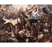 PMEFGJDPE Famous Poster Wall Decor Art Print Images The Fall of the Rebel Angels Pieter the Elder Bruegel Animal Posters for Home Decor 60x90cm