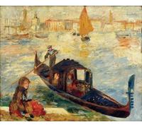 PMEFGJDPE Famous Poster Wall Decor Art Print Images the Grand Canal Venice by Pierre Auguste Renoir Animal Posters for Home Decor 60x90cm