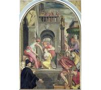 PMEFGJDPE Famous Poster Wall Decor Art Print Images the Martyrdom of St by Alessandro Allori Animal Posters for Home Decor 60x90cm