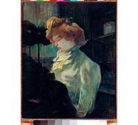 PMEFGJDPE Famous Poster Wall Decor Art Print Images the Modist Portrait of Madame Louise Blouet by Henri De Toulouse Lautrec Animal Posters for Home Decor 60x90cm