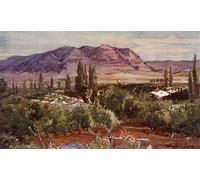 PMEFGJDPE Famous Poster Wall Decor Art Print Images the Mount of Temptation From Jericho by Fulleylove Animal Posters for Home Decor 60x90cm