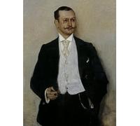 PMEFGJDPE Famous Poster Wall Decor Art Print Images the Painter Carl Strathman by Lovis Corinth Animal Posters for Home Decor 60x90cm