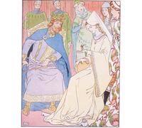PMEFGJDPE Famous Poster Wall Decor Art Print Images the Queen Was Delighted with the Little Boy by Leonard Leslie Brooke Animal Posters for Home Decor 60x90cm