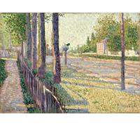 PMEFGJDPE Famous Poster Wall Decor Art Print Images the Railway Junction At Bois-colombes or the Pontoise Road by Paul Signac Animal Posters for Home Decor 60x90cm