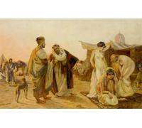 PMEFGJDPE Famous Poster Wall Decor Art Print Images the Slave Market by Otto Pilny Animal Posters for Home Decor 60x90cm