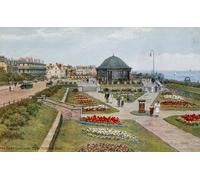 PMEFGJDPE Famous Poster Wall Decor Art Print Images the Sunk Gardens Clacton on sea by Alfred Robert Quinton Animal Posters for Home Decor 60x90cm