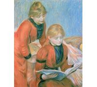 PMEFGJDPE Famous Poster Wall Decor Art Print Images the Two Sisters by Pierre Auguste Renoir Animal Posters for Home Decor 60x90cm