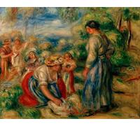 PMEFGJDPE Famous Poster Wall Decor Art Print Images the Washers by Pierre Auguste Renoir Animal Posters for Home Decor 60x90cm