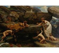 PMEFGJDPE Famous Poster Wall Decor Art Print Images the Wonders of the Deep by Edward John Poynter Animal Posters for Home Decor 60x90cm