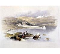 PMEFGJDPE Famous Poster Wall Decor Art Print Images Town of Tiberias Looking Towards Lebanon by David Roberts Animal Posters for Home Decor 60x90cm