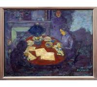 PMEFGJDPE Famous Poster Wall Decor Art Print Images Under the Lamp Painting by Pierre Bonnard Animal Posters for Home Decor 60x90cm