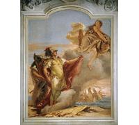 PMEFGJDPE Famous Poster Wall Decor Art Print Images Venus Saying Farewell to Aeneas by Battista Tiepolo Animal Posters for Home Decor 60x90cm