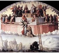 PMEFGJDPE Famous Poster Wall Decor Art Print Images Vision of the Blessed Amedeo Menez De Sylva by Pedro Fernandez Animal Posters for Home Decor 60x90cm