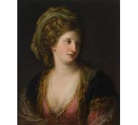 PMEFGJDPE Famous Poster Wall Decor Art Print Images Woman in Turkish Dress by Angelica Kauffmann Animal Posters for Home Decor 60x90cm