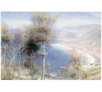 PMEFGJDPE Famous Poster Wall Decor Art Print Images Woody Bay by Albert Goodwin Animal Posters for Home Decor 60x90cm