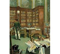 PMEFGJDPE Famous Poster Wall Decor Art Print Images Working Cabinet of Napoleon I Bonaparte on the First Floor of the Palais Des Tuileries Animal Posters for Home Decor 60x90cm