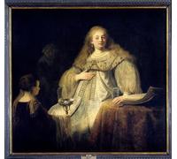 PMEFGJDPE Famous Print Artwork Premium Artwork Artemise. Artemise I, queen of the city of halicarnassus by Rembrandt van Rijn Modern Canvas for Home Decor 60x90cm