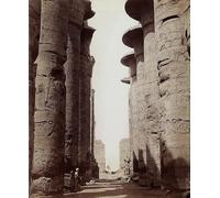 PMEFGJDPE Famous Print Artwork Premium Artwork Columns of the Hypostyle Hall of the Great Temple of Amon Ra in Karnak Egypt by Félix Bonfils Modern Canvas for Home Decor 60x90cm