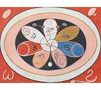 PMEFGJDPE Famous Print Artwork Premium Artwork Evolution Group Iv the Seven Pointed Stars by Hilma Af Klint Modern Canvas for Home Decor 60x90cm