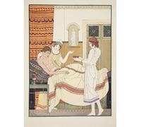 PMEFGJDPE Famous Print Artwork Premium Artwork Invalides Broth Illustration From the Complete Works of Hippocrates by Kuhn Regnier Modern Canvas for Home Decor 60x90cm