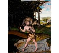 PMEFGJDPE Famous Print Artwork Premium Artwork Labors of Hercules: Hercules and the Erymanthian Boar by Lucas the Elder Cranach Modern Canvas for Home Decor 60x90cm