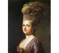 PMEFGJDPE Famous Print Artwork Premium Artwork Maria Christana Arch Duchess of Austria by Jean François De Troy Modern Canvas for Home Decor 60x90cm