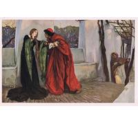 PMEFGJDPE Famous Print Artwork Premium Artwork O Mistress Mine Where Are You Roaming From Twelfth Night by Edwin Austin Abbey Modern Canvas for Home Decor 60x90cm