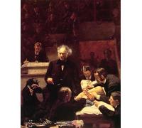 PMEFGJDPE Famous Print Artwork Premium Artwork Portrait of Dr. Samuel D. Gross by Thomas Eakins Modern Canvas for Home Decor 60x90cm