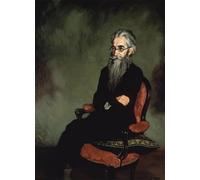PMEFGJDPE Famous Print Artwork Premium Artwork Portrait of Ramon Del Valle-inclan by Ignacio Zuloaga Y Zabaleta Modern Canvas for Home Decor 60x90cm