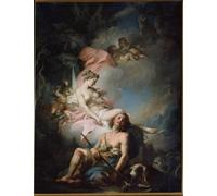 PMEFGJDPE Famous Print Artwork Premium Artwork Selene and Endymion Painting by Stefano Torelli Modern Canvas for Home Decor 60x90cm
