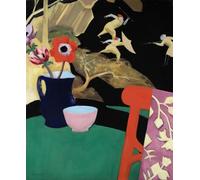 PMEFGJDPE Famous Print Artwork Premium Artwork Still Life with a Lacquer Screen by Campbell Boileau Cadell Modern Canvas for Home Decor 60x90cm