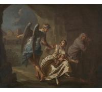 PMEFGJDPE Famous Print Artwork Premium Artwork the Angel of Mercy by Highmore Modern Canvas for Home Decor 60x90cm