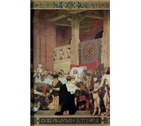 PMEFGJDPE Famous Print Artwork Premium Artwork the Death of St Genevieve by Jean Paul Laurens Modern Canvas for Home Decor 60x90cm