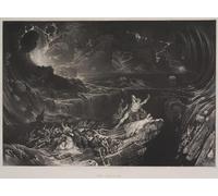 PMEFGJDPE Famous Print Artwork Premium Artwork The Deluge by John Martins Modern Canvas for Home Decor 60x90cm