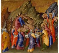 PMEFGJDPE Famous Print Artwork Premium Artwork the Entombment by Di Paolo Modern Canvas for Home Decor 60x90cm