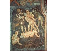 PMEFGJDPE Famous Print Artwork Premium Artwork the Last Judgement Detail of the Adulterers by Taddeo Di Bartolo Modern Canvas for Home Decor 60x90cm