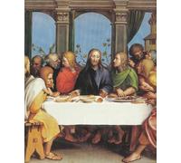 PMEFGJDPE Famous Print Artwork Premium Artwork the Last Supper by Hans Holbein Modern Canvas for Home Decor 60x90cm