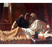 PMEFGJDPE Famous Print Artwork Premium Artwork the Secret by Edmund Blair Leighton Modern Canvas for Home Decor 60x90cm