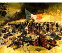 PMEFGJDPE Famous Print Artwork Premium Artwork the Siege of Paris by Jean-louis Ernest Meissonier Modern Canvas for Home Decor 60x90cm