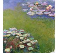 PMEFGJDPE Famous Print Artwork Premium Artwork Waterlilies See Detail by Claude Monet Modern Canvas for Home Decor 60x90cm