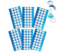 PMELCXD 144 PCS Mushroom Filter Paper Stickers, PTFE Synthetic Filter Discs for Mason Jar Lids, 20mm Self-Adhesive Mycology Filters, Waterproof Breather Patches for Mushroom Cultivation Black