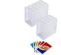 PMELCXD Playing Card case Plastic 8Pcs Playing Card Deck Box 104x75x26mm Trading Card Case Card Storage Organizer Plastic Storage Box for Sports Cards Games Cards MTG Cards