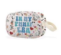 PMHNP Gift Psychiatric Mental Health Nurse Practitioner Gift in My PMHNP Era Leather Zipper Clear Makeup Bag (PMHNP Cbag EU)