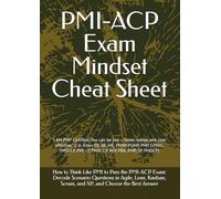 PMI-ACP Exam Mindset Cheat Sheet: “I AM PMP Certified. You can be too - faster, easier, and cost-effective.” Z. A. Khan P.E, BE, ME, PFMP, PGMP, PMP, ... CP, ACP, PBA, RMP, SP, PMOCP) (PMI MINDSET)
