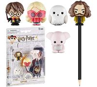 PMI Harry Potter Pencil Toppers, Gifts, Toys, Collectibles - Harry Potter Figures for Writing, Party Decor - with Harry Potter Famous Characters and More, 2.4 in., Soft PVC (E)