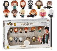 PMI Harry Potter Pencil Toppers - Ron Weasley, Hermione Granger, Sybil Trelawney & More, Set of 12, 2.4 In., Soft PVC (B12)