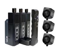 PMI SmokeNINJA PRO Portable Fog Machine, 3 units Kits with 1500W Output, 3 Minutes Single Burst Output 3x Faster Recovery USB-C Control for Photography, Outdoor Events, Parties, Halloween(TRIDENT KIT)