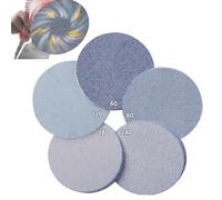 PMIQSA 25 Pcs 225mm Mesh Sanding Discs 60 80 120 180 240 Grit | 9 Inch Hook and Loop Ceramic Net Sandpaper Dust Free for Drywall Sander Long Neck Sander Sanding Giraffe